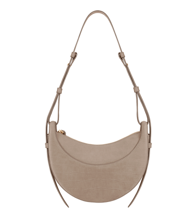 Numéro Dix - Taupe Nubuck Crocodile