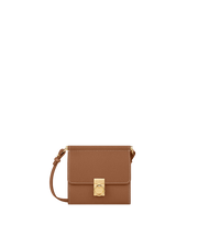 Portefeuille Numéro Sept Bandoulière - Camel Grainé