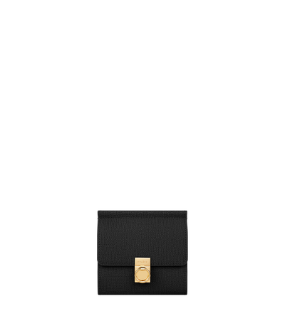 Portefeuille Numéro Sept - Noir Grainé