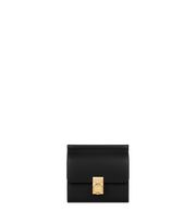 Portefeuille Numéro Sept - Noir Lisse